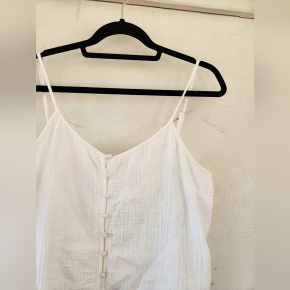 Anthropologie Dolan Cotton Gauze Tank Top Large - Picture 4 of 8